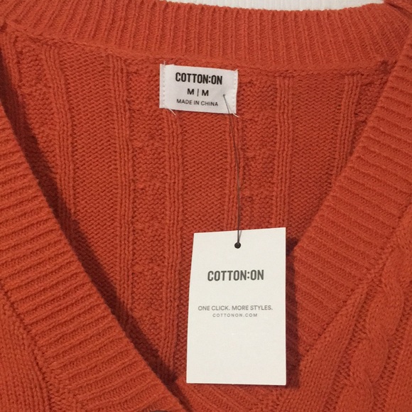 Orange cardigan - Picture 2 of 6